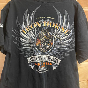 Men's Gildan Black Iron Horse Saloon 30th Anniversary Tee L